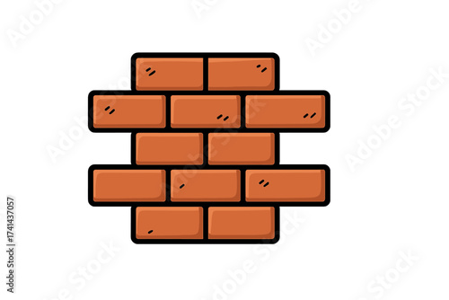 Cartoon style tap icon isolated on white background, plumbing and repair symbol, vector illustration with transparent background, building and maintenance concept