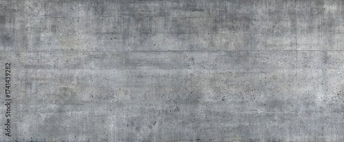 The Concrete Wall Background with Weathered Gray Texture and Industrial Urban Aesthetic