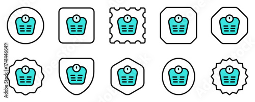 Editable body scale vector icon. Part of a big icon set family. Perfect for web and app interfaces, presentations, infographics, etc