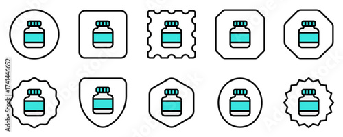 Editable supplement vector icon. Part of a big icon set family. Perfect for web and app interfaces, presentations, infographics, etc