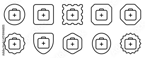 Editable first aid kit vector icon. Part of a big icon set family. Perfect for web and app interfaces, presentations, infographics, etc