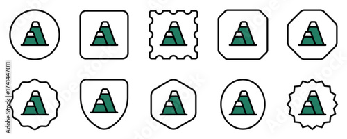 Editable mount, mountain vector icon. Part of a big icon set family. Perfect for web and app interfaces, presentations, infographics, etc