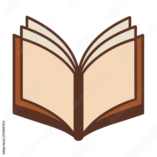 open book vector