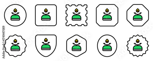 Editable portable stove vector icon. Part of a big icon set family. Perfect for web and app interfaces, presentations, infographics, etc