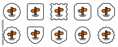 Editable wayfinding vector icon. Part of a big icon set family. Perfect for web and app interfaces, presentations, infographics, etc