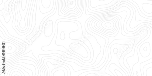 A clean, monochrome abstract background featuring a seamless topographic map pattern with subtle, flowing light gray contour lines on a bright white surface, conveying minimalist elegance.