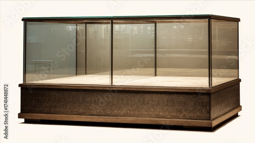 Elegant display case for showcasing artifacts and collectibles