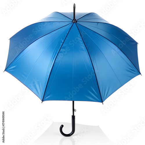 Blue Umbrella on White Background – Clean Minimalist 4K Product Photo