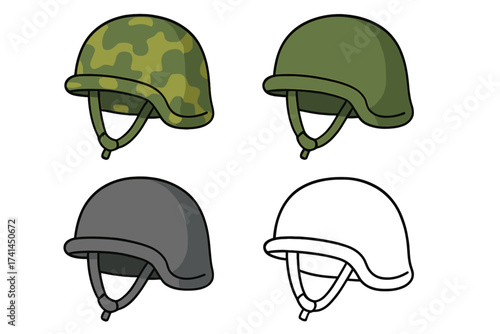 UFO Icon in Outline Style, Isolated on White Background, Space Symbol Vector Illustration, Transparent Background, Set of Detailed UFO Silhouettes, Sci-Fi and Extraterrestrial Design