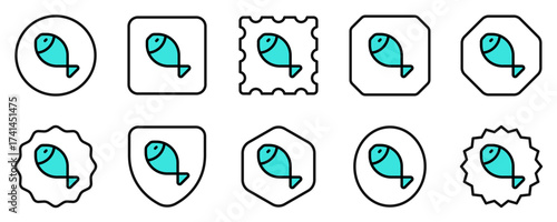 Editable fish, seafood vector icon. Part of a big icon set family. Perfect for web and app interfaces, presentations, infographics, etc
