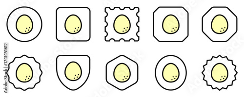 Editable egg vector icon. Part of a big icon set family. Perfect for web and app interfaces, presentations, infographics, etc