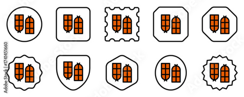 Editable salami vector icon. Part of a big icon set family. Perfect for web and app interfaces, presentations, infographics, etc