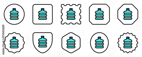 Editable water gallon vector icon. Part of a big icon set family. Perfect for web and app interfaces, presentations, infographics, etc