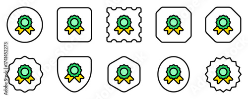 Editable quality badge vector icon. Part of a big icon set family. Perfect for web and app interfaces, presentations, infographics, etc