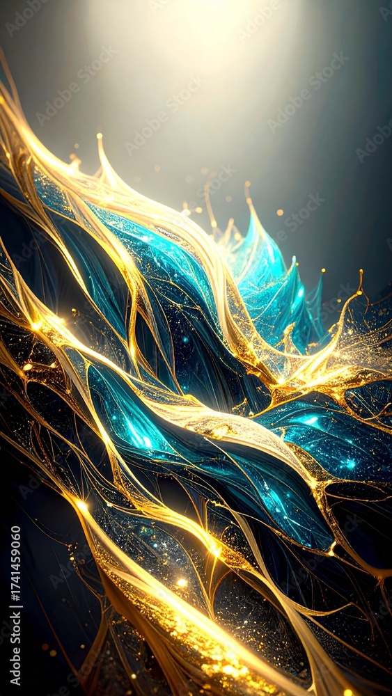Obraz premium abstract gold background
