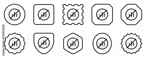 Editable vector no signal icon. Part of a big icon set family. Perfect for web and app interfaces, presentations, infographics, etc