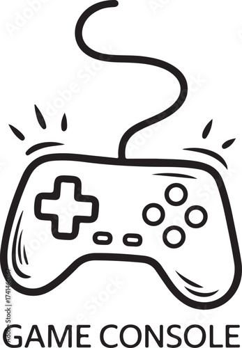 Game Console Video Entertainment Electronics Isolated Background