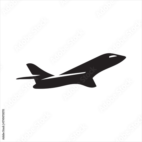 Sleek silhouette of a private jet ascending symbolizing luxury travel and charter services