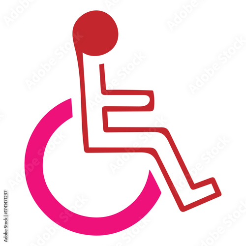 International symbol of access wheelchair user icon for accessibility and inclusion
