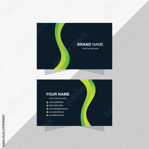 Modern Professional Business Card Design.