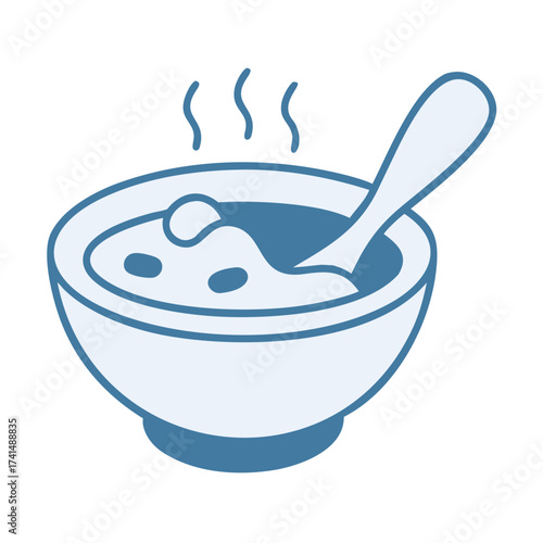illustration of a bowl of soup