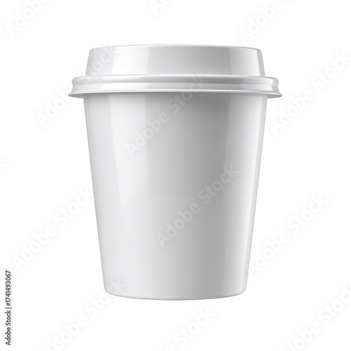 Wallpaper Mural Blank white disposable coffee cup with lid Torontodigital.ca