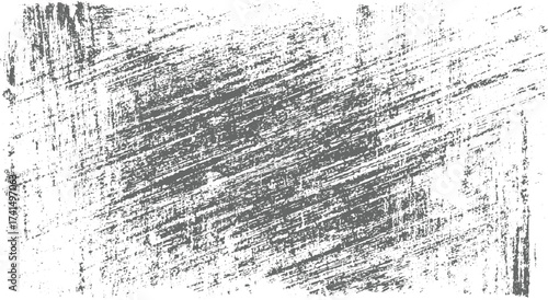 Rough textured gray lines on white background abstract black