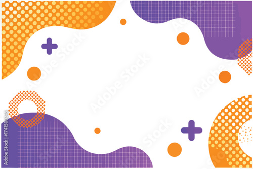Abstract geometric pattern with vibrant color blocks and clean lines suitable for modern design projects and digital art