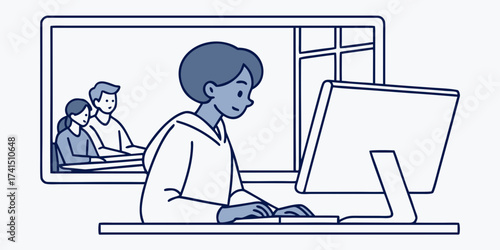 Online exam cheating detection
