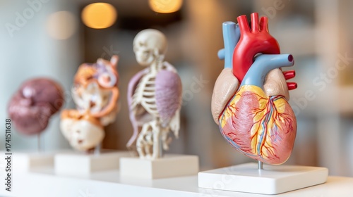 Realistic anatomical models of human organs for educational purposes
