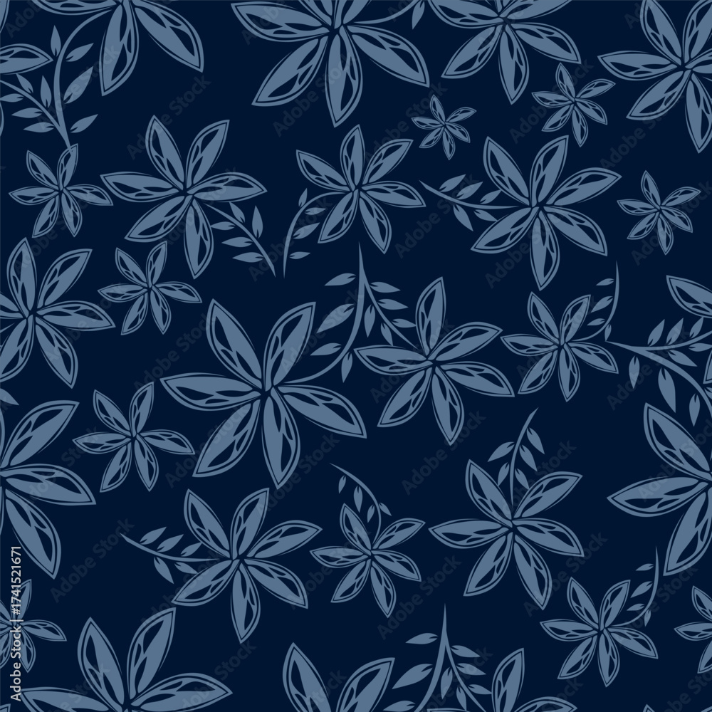 Fototapeta premium seamless floral pattern