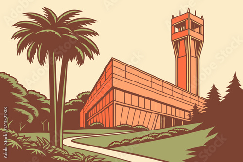 de Young Museum in San Francisco, California, copper-clad structure with angular tower rising from Golden Gate Park