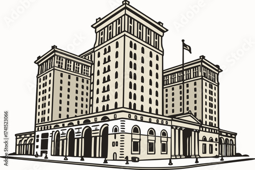 Westin Book Cadillac in Detroit, Michigan, historic Italian Renaissance hotel restored to grandeur