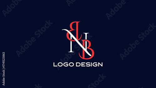 BNB Monogram Logo Design in Bold Black Typography — Modern Minimal Lettermark for Business, Technology, or Corporate Branding Identity