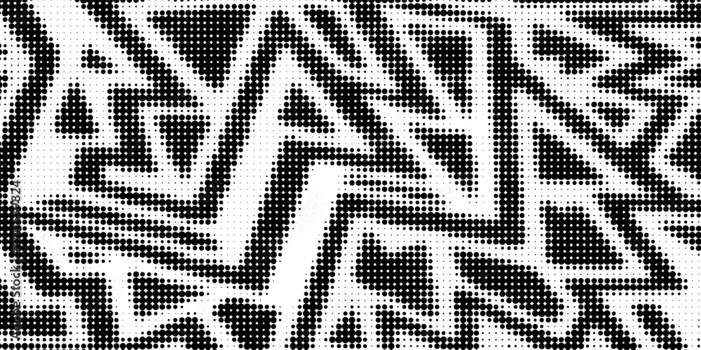 Fototapeta premium scanned paper, Halftone faded gradient texture. Grunge halftone grit background. White and black sand noise effect overlay background