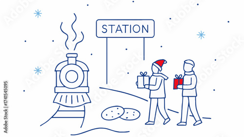 Magical Christmas Winter Illustrations Collection