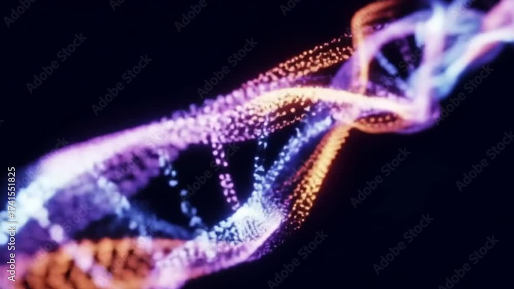 A blue glowing wave of plasma and light creates a futuristic technology backdrop in motion 4k video