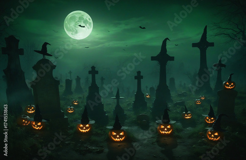 halloween night background