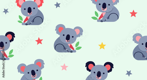Cute koala pattern