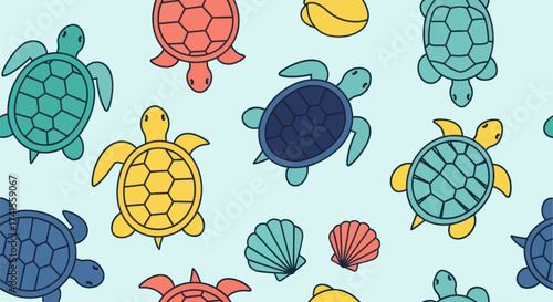 Turtle pattern