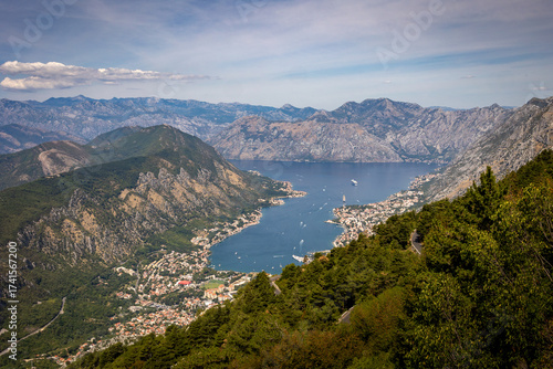 kotor view from the mountain