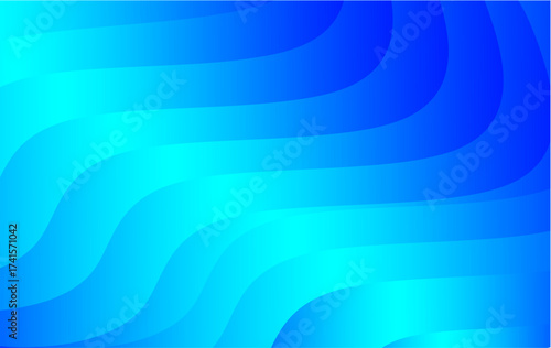 Wavy pattern background. Blue abstract wavy lines. Colorful wavy lines background. Flowing wavy lines artwork. Water wave lines vector illustration.