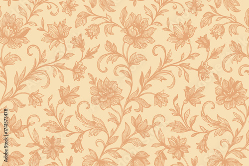 seamless damask pattern