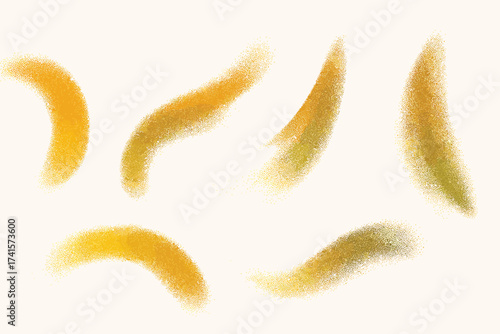 vector illustration of a set of different kinds of pasta