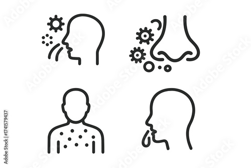 Stairs Vector Icon Set, Transparent Background, Minimalist Line Art, Step Climbing Illustration, Architectural Design Elements, Sequence Icons Collection, Modern Staircase Symbol