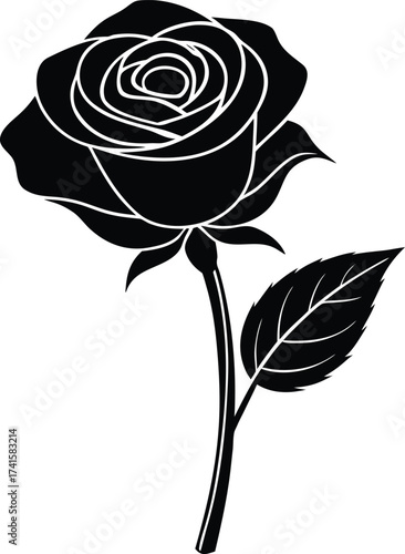 Black silhouette of a human figure in a powerful dynamic pose conveying energy isolated on transparent background