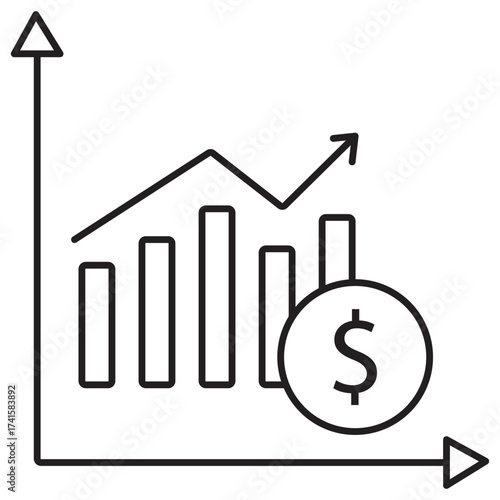 Annual Profit Growth Icon, Maximizing Annual Profit Growth, Strategies for Sustainable Earnings, Driving Business Expansion through Profit Growth, Annual Profit Growth as a Success Indicator, vector