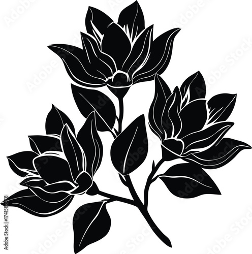 Futuristic neon cityscape with glowing architectural structures and flying vehicles isolated on transparent background