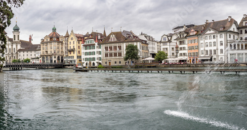 Panoramic view of Lucerne city