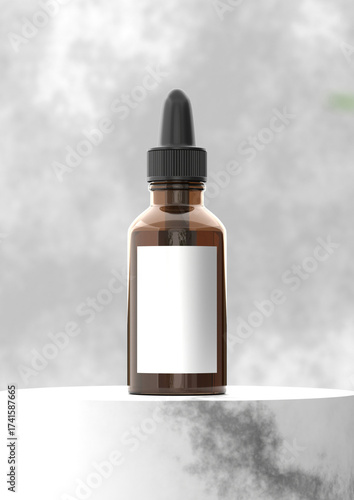 cosmetic bottle mockup beauty product design